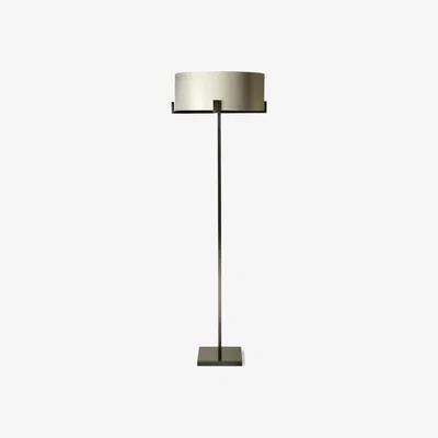 Tobias Oliver Porta Romana I Cross Braced Floor Lamp I Bronze