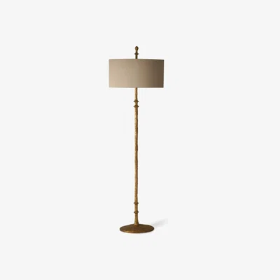 Tobias Oliver Porta Romana I Oliver Floor Lamp I Versailles Gold With Putty Shade