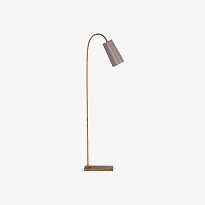 Tobias Oliver Porta Romana I Willow Floor Lamp I French Brass