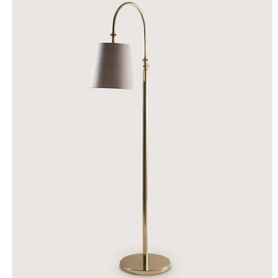 Tobias Oliver Porta Romana | Hugo Floor Lamp | Polished Brass