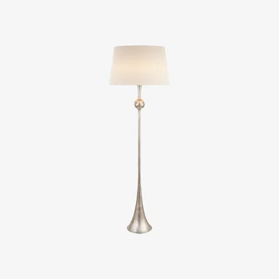 Tobias Oliver AERIN | Dover Floor Lamp | Burnished Silver Leaf