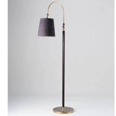 Tobias Oliver Porta Romana | Hugo Floor Lamp | Chocolate with Aged Brass