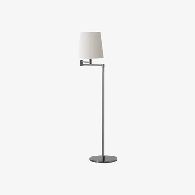 Tobias Oliver William Yeoward | Isabella Floor Lamp Brushed Nickel