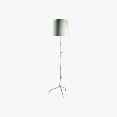Tobias Oliver Porta Romana I Twig Floor Lamp I Burnished Silver