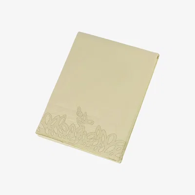 Amara Reed Family Linen - Wallis Flat Sheet - Taupe/Silver - Super King
