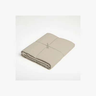 The Conran Shop Linen Flat Sheet Super King Size Natural