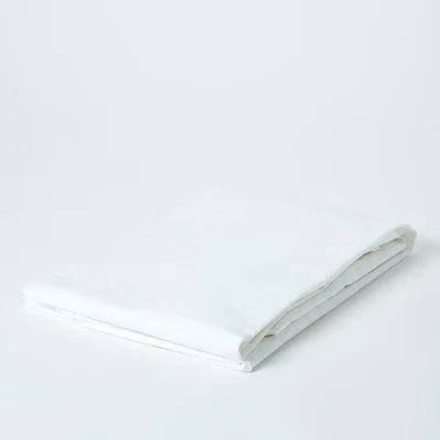 The Conran Shop Stonewashed Cotton Fitted Sheet Super King