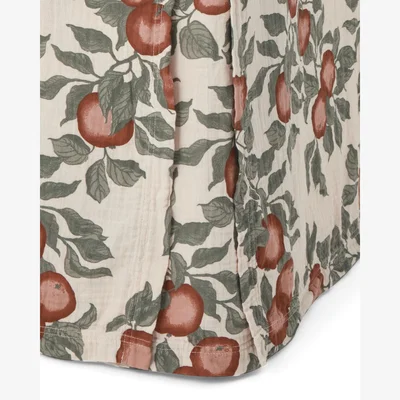 Nordic Nest Garbo&Friends Pomme Muslin bed skirt 180x200cm