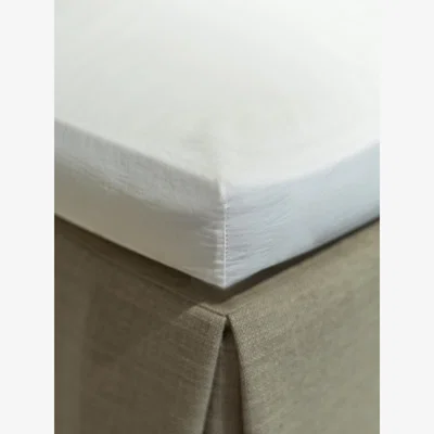 Nordic Nest Mille Notti Satina fitted sheets EKO White 180x200 cm