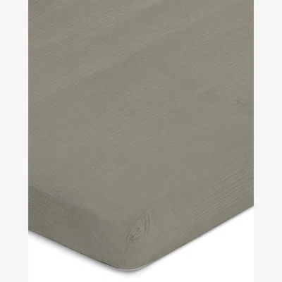 Nordic Nest Garbo&Friends Geranium Muslin fitted sheet 180x200x30 cm
