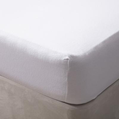 The Range Jersey Cotton Fitted Sheet - BM152 - White / Superking
