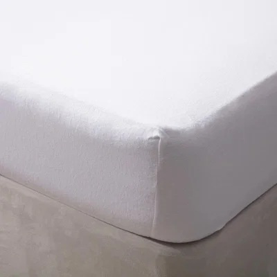 The Range Jersey Cotton Fitted Sheet - BM152 - White / Superking