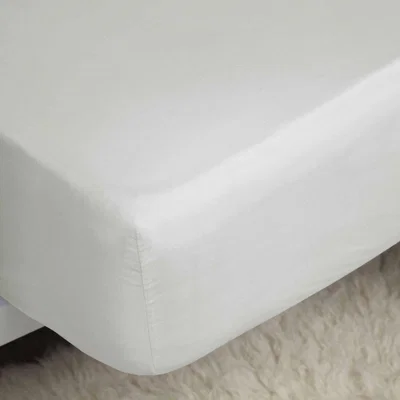 The Range 100 Cotton Sateen Extra Deep Fitted Sheet - BM183 - Ivory / Superking