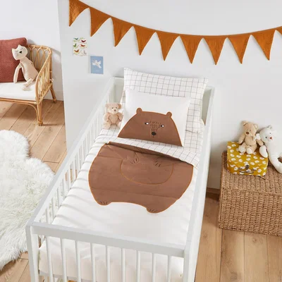 La Redoute Anatole Teddy 100% Cotton Duvet Cover