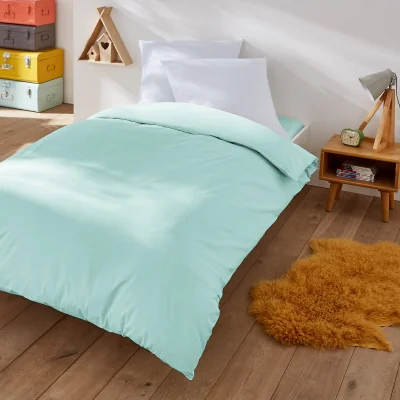 La Redoute Scenario Plain Polycotton Duvet Cover