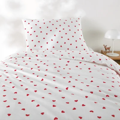 La Redoute Child's Scacco 50% Recycled Cotton Duvet Cover Set