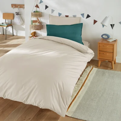 La Redoute Scenario 100% Organic Cotton Percale 200 Thread Count Child's Duvet Cover