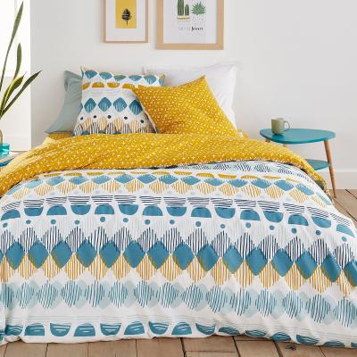 La Redoute Cool Geometic 100% Cotton Duvet Cover
