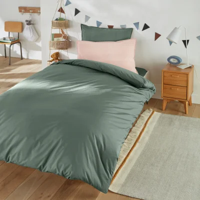 La Redoute Scenario 100% Organic Cotton Percale 200 Thread Count Child's Duvet Cover