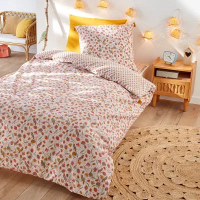 La Redoute Bertille Floral 100% Cotton Child's Duvet Cover