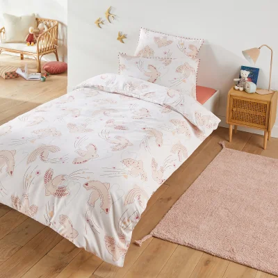La Redoute Suzanna Dove 100% Cotton Child's Duvet Cover