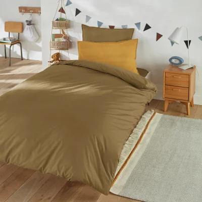 La Redoute Scenario 100% Organic Cotton Percale 200 Thread Count Child's Duvet Cover