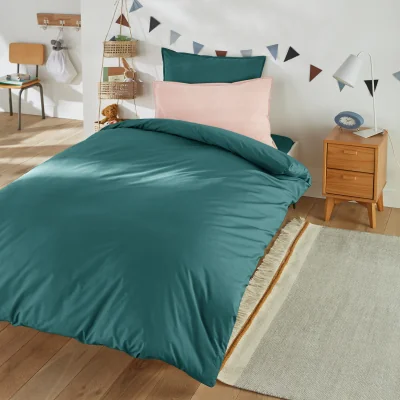 La Redoute Scenario 100% Organic Cotton Percale 200 Thread Count Child's Duvet Cover