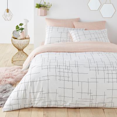 La Redoute Charline 100% Cotton Reversible Duvet Cover