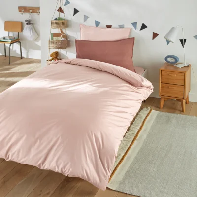 La Redoute Scenario 100% Organic Cotton Percale 200 Thread Count Child's Duvet Cover