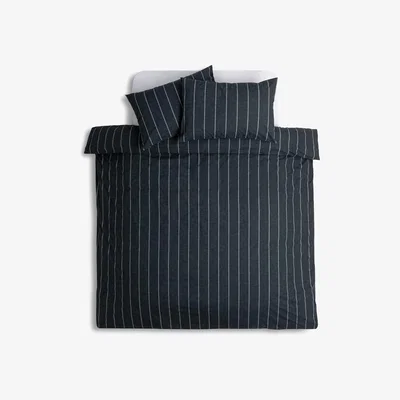 Habitat Habitat Modern Country Stripe Cotton Bedding Set - Double
