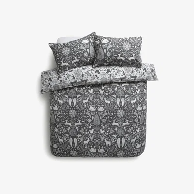 Habitat Habitat Scandi Repeat Reversible Bedding Set - Double