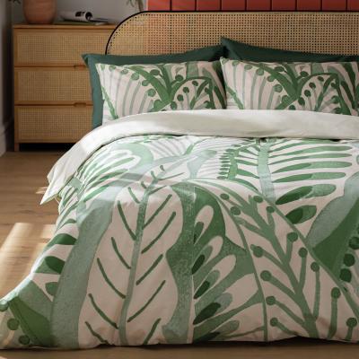 Habitat Habitat Global Artisan Pure Cotton Green Bedding Set-Double