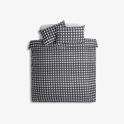 Habitat Habitat Industrial Spot Black & White Bedding Set - Double