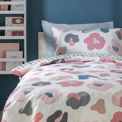 Habitat Habitat Animal Print White Kids Bedding Set - Double