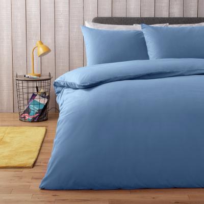 Habitat Habitat Easycare Plain Ink Blue Bedding Set - Double