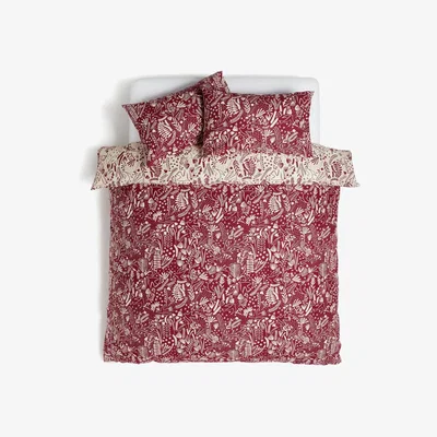 Habitat Habitat Folktale Ink Floral Bedding Set - Double