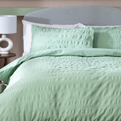 Habitat Habitat Reset Seersucker Sage Green Bedding Set - Double