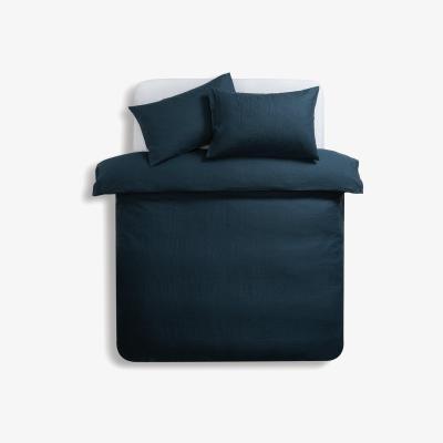 Habitat Habitat Linen Petrol Blue Bedding Set - Double