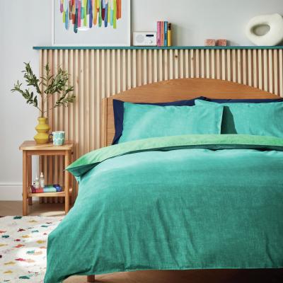 Habitat Habitat Emerald Cotton Textured Green Bedding Set - Double