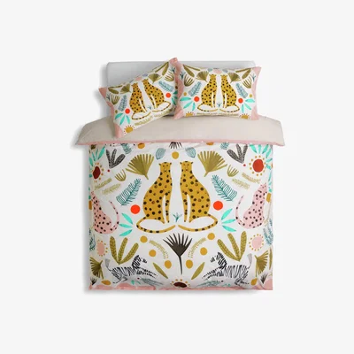 Habitat Habitat Cotton Global Cheetah Bedding Set - Double