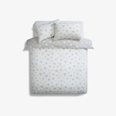 Habitat Habitat Hearts Grey Bedding Set - Double