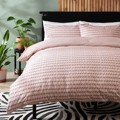 Habitat Habitat Dot Dash Printed Bedding Set - Double