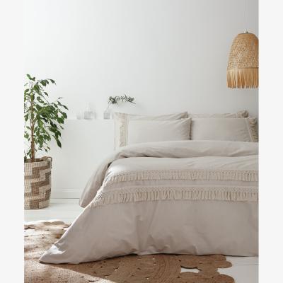 Habitat Pineapple Elephant Cotton Tassel Fringe Bedding Set - Double
