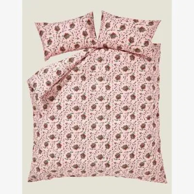 Marks & Spencer Cath Kidston Pure Cotton Forever Rose Bedding Set - SGL - Pink, Pink