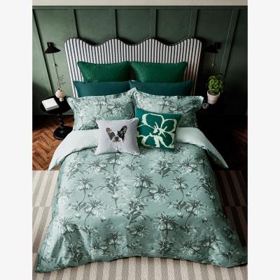 Marks & Spencer Ted Baker Sateen Belmar Floral Bedding Set - DBL - Mint, Mint