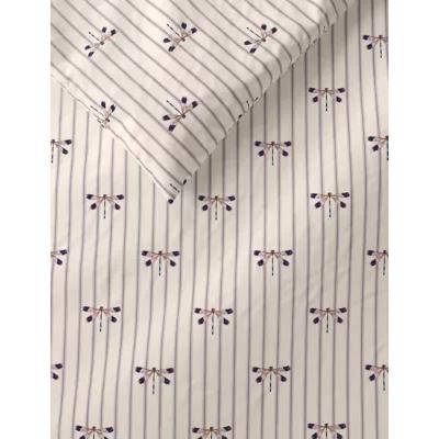 Marks & Spencer M&S Cotton Rich Striped Bedding Set - DBL - White Mix, White Mix