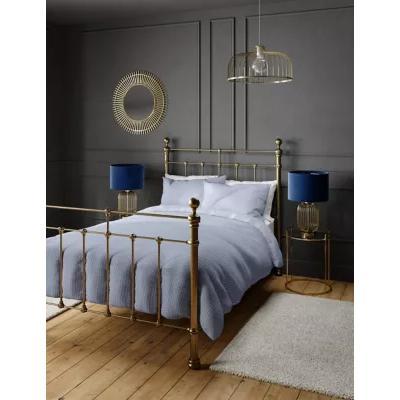 Marks & Spencer M&S Cotton Rich Bee Bedding Set - DBL - Blue Mix, Blue Mix,Grey