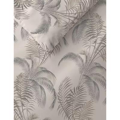 Marks & Spencer M&S Pure Cotton Palm Bedding Set - DBL - Neutral, Neutral