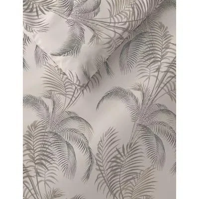 Marks & Spencer M&S Pure Cotton Palm Bedding Set - DBL - Neutral, Neutral