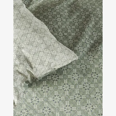 Marks & Spencer M&S X Fired Earth Acapulco Merida Pure Cotton Bedding Set - SGL - Weald Green, Weald Green